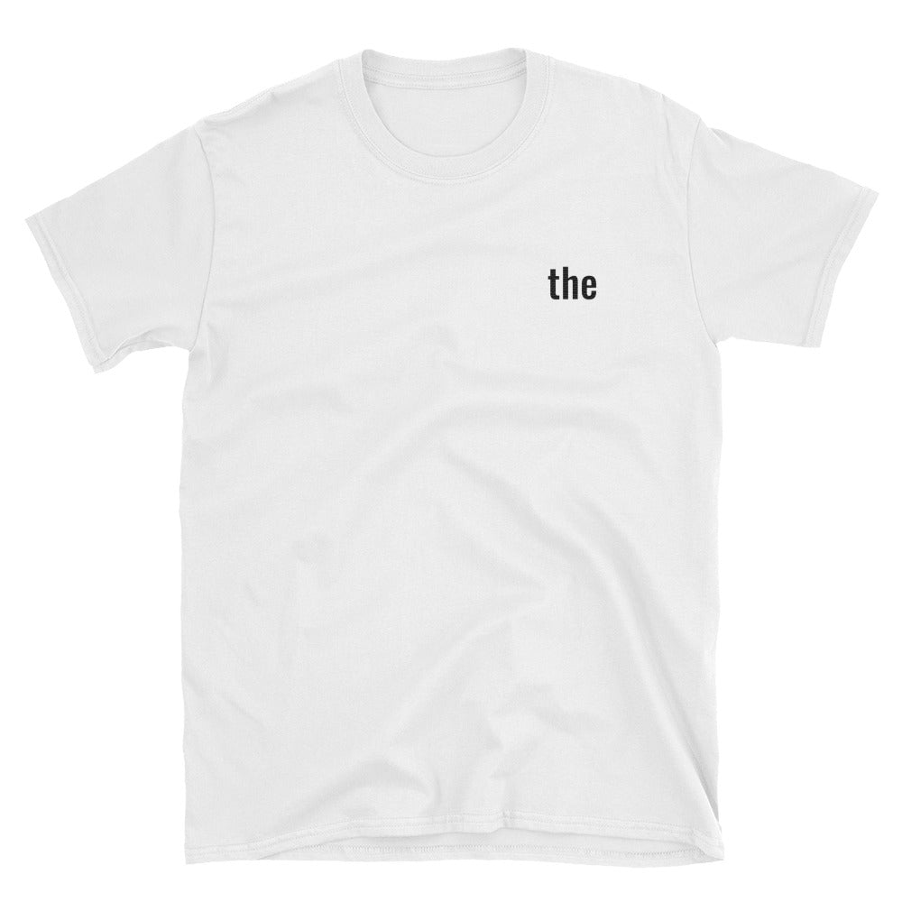 embroidered the shirt! ultra soft short sleeve unisex t shirt