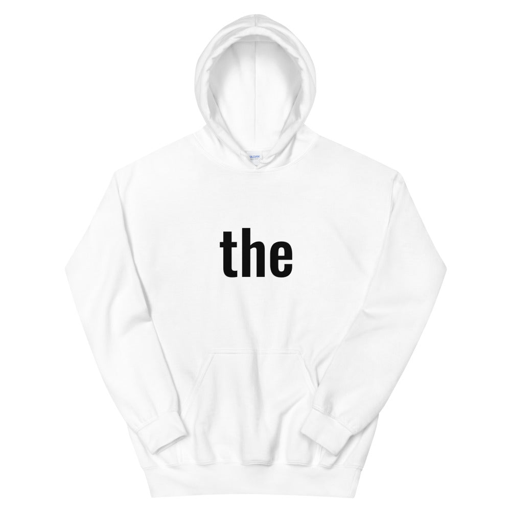the hooded sweatshirt
