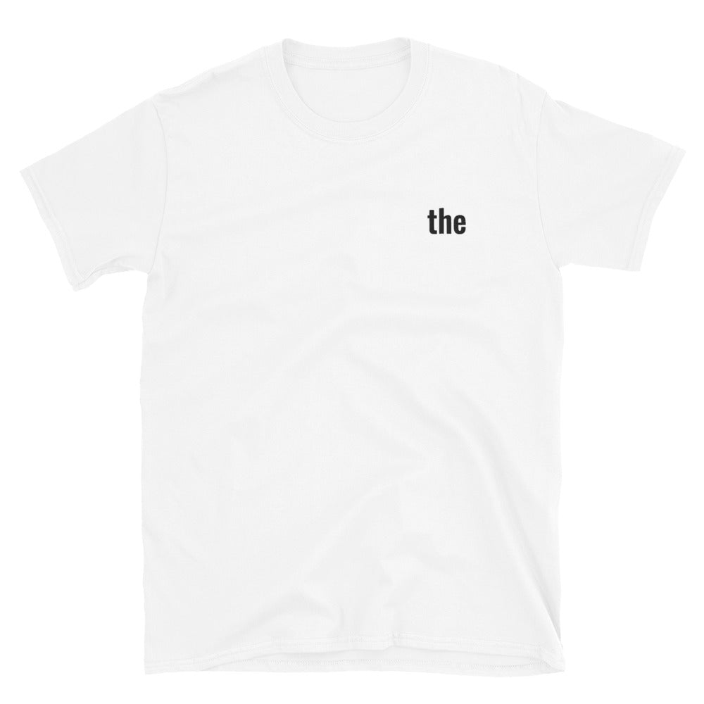 embroidered the shirt! ultra soft short sleeve unisex t shirt