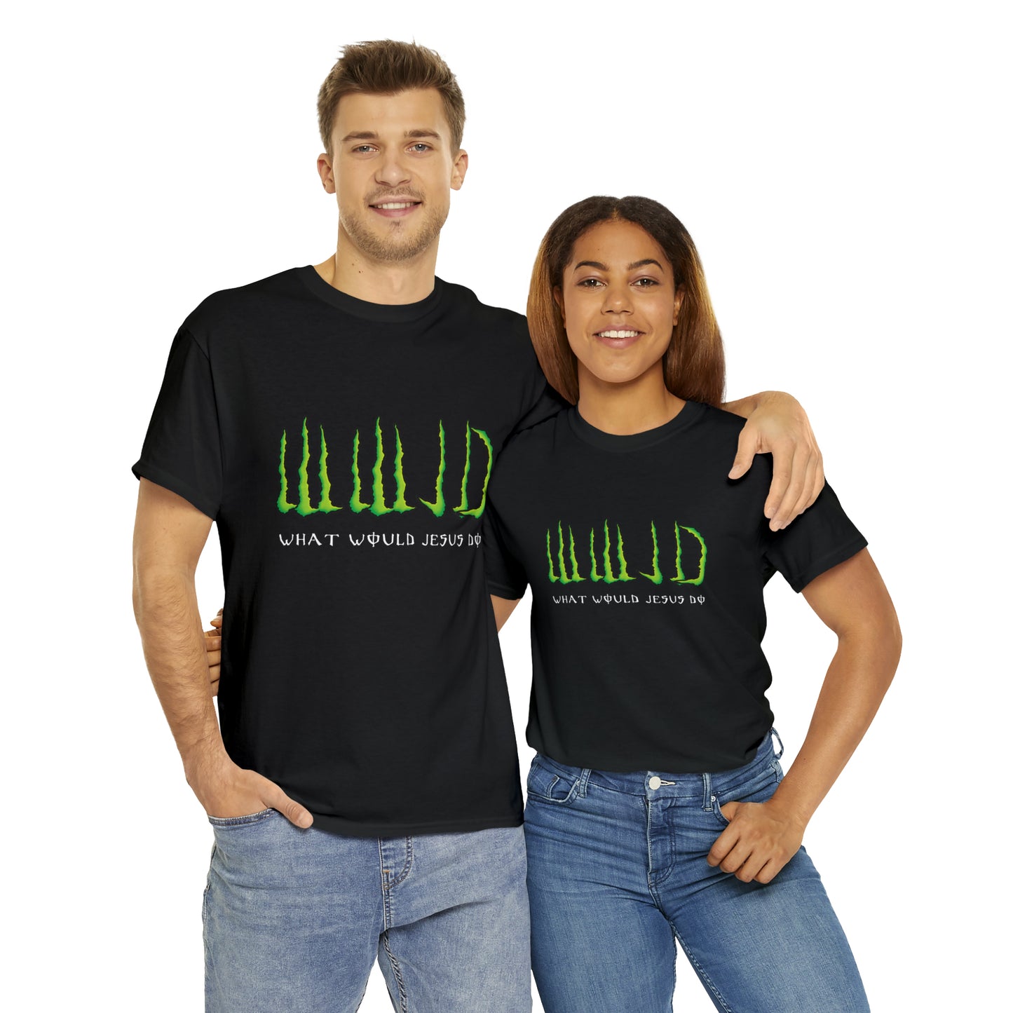 WWJD (What Would Jesus Do) Monster Energy Shirt