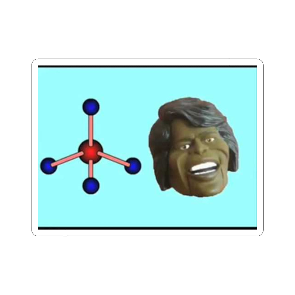James Brown Molecule Sticker