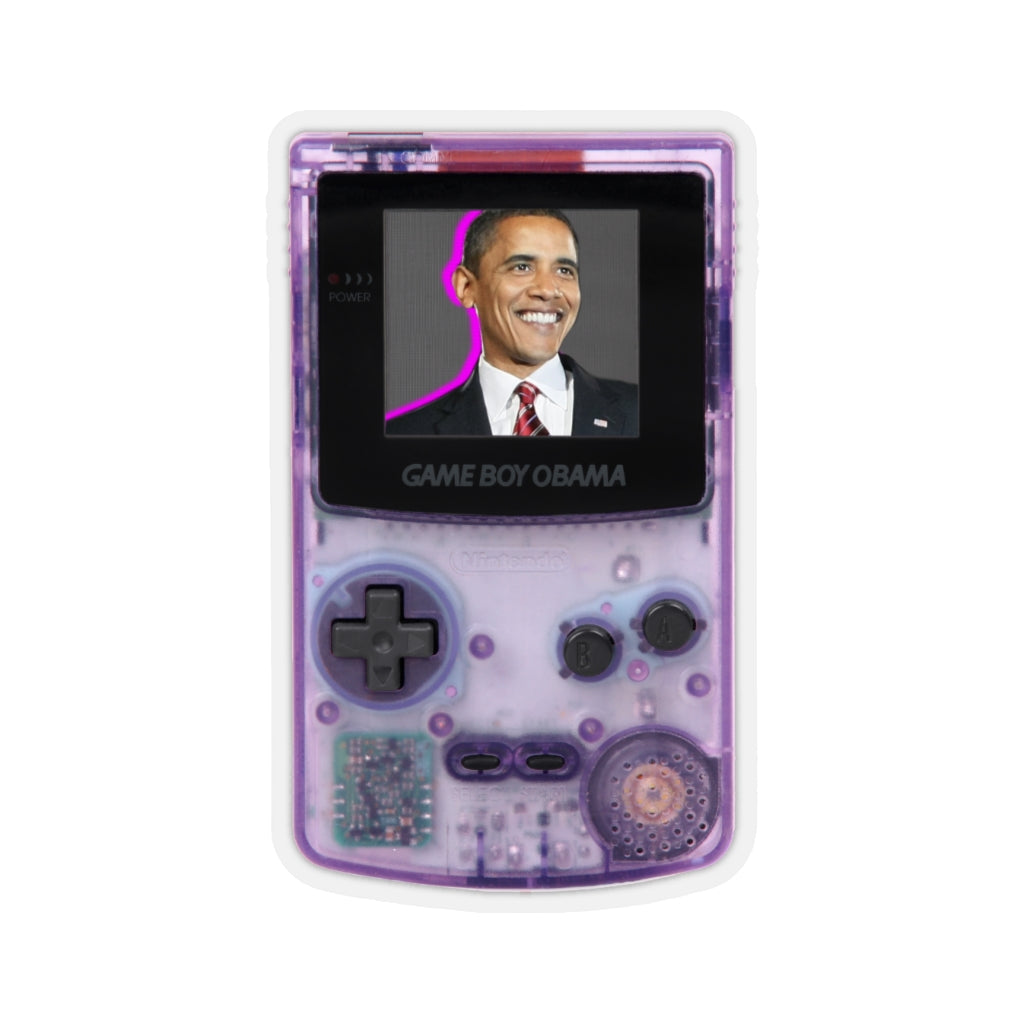 GameBoy Obama Sticker