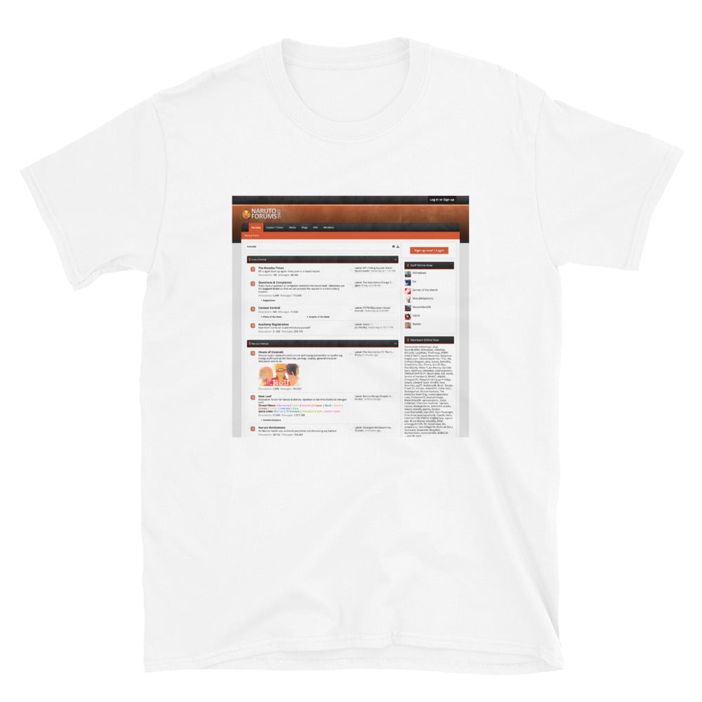 naruto forums t-shirt – Official Shoppe