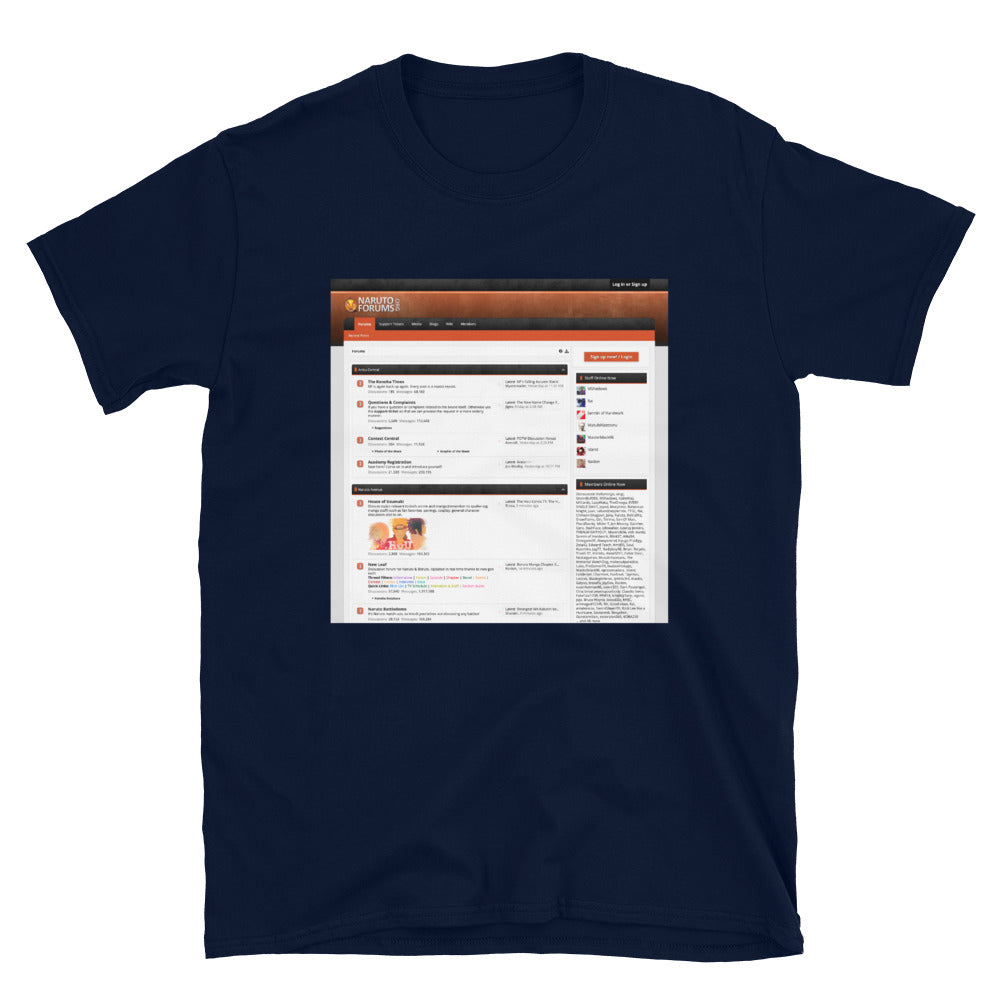 naruto forums t-shirt – Official Shoppe