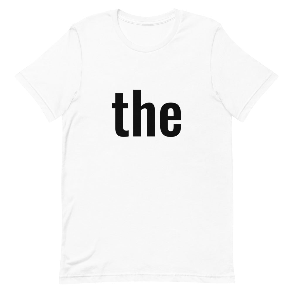 the! short-sleeve unisex t-shirt
