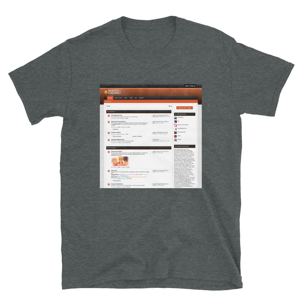 naruto forums t-shirt