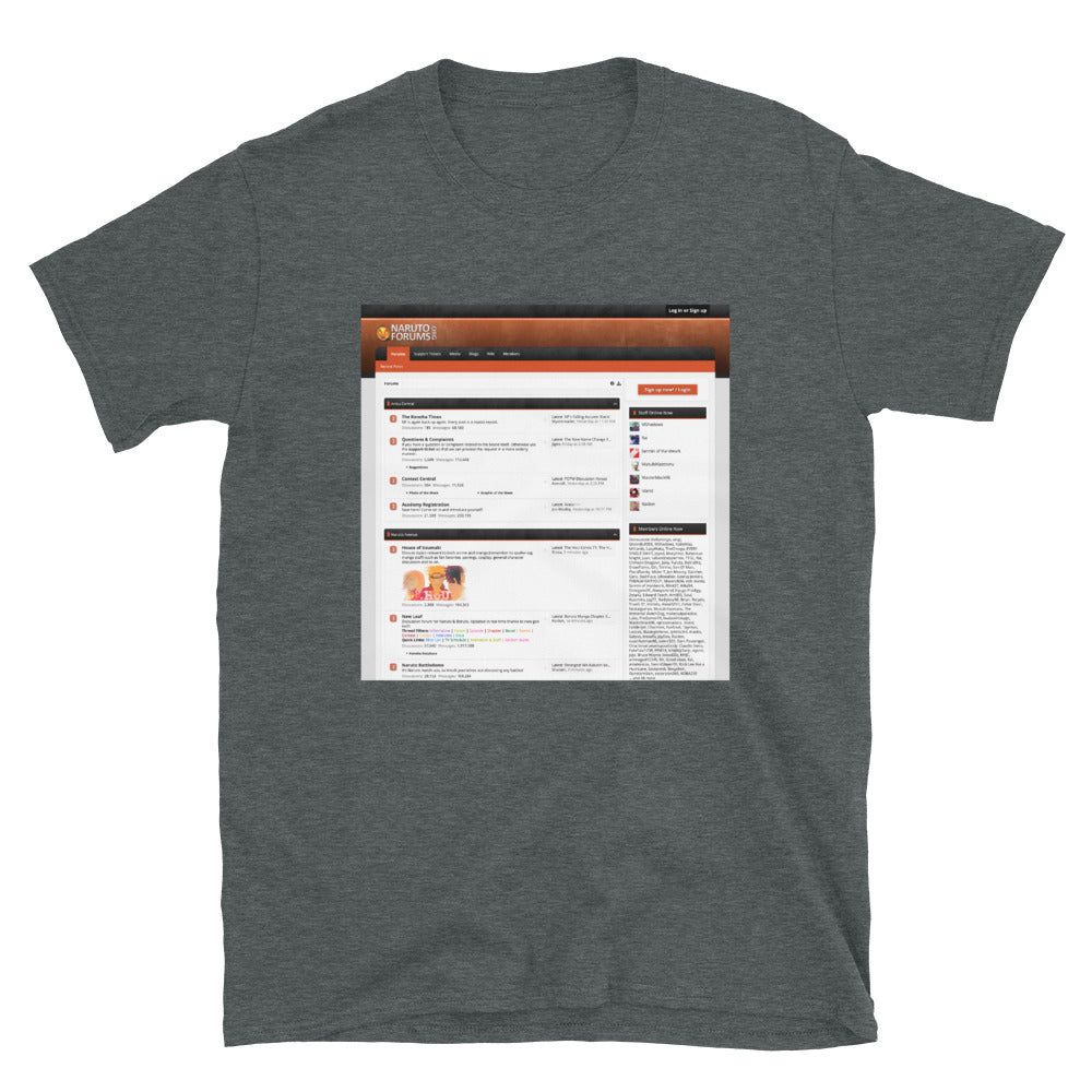 naruto forums t-shirt – Official Shoppe