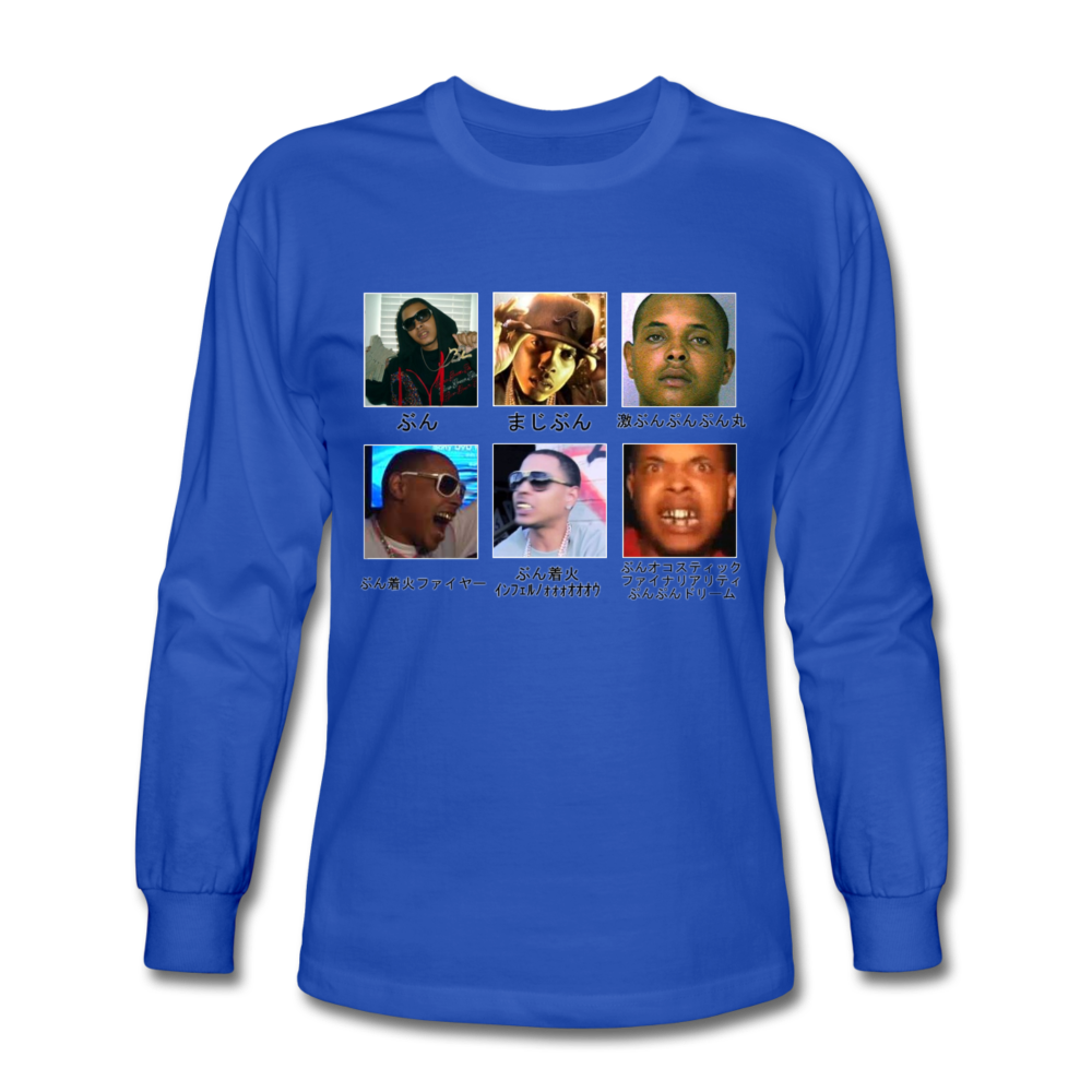 OJ Da Juiceman the most vibrant and life giving long sleeve shirt youve ever laid eyes upon - royal blue